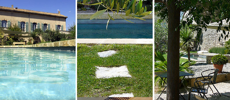 Jardin et piscine de la Maison Felisa